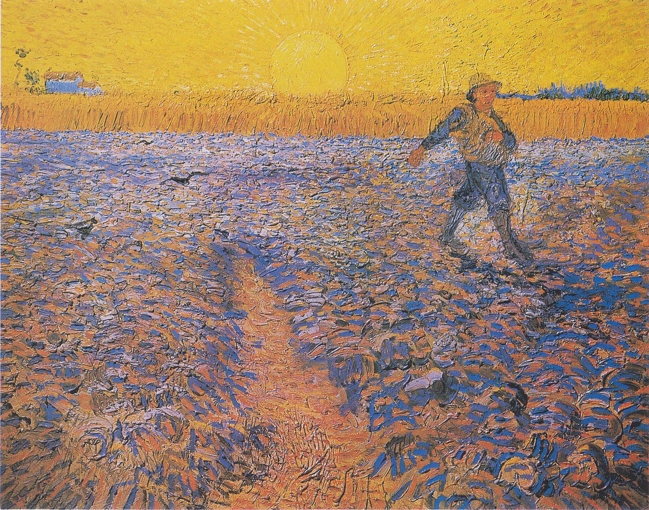 Vincent van Gogh, Siewca o zachodzie słońca